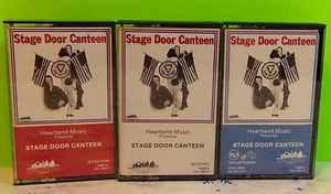 Vintage 1980s Stage Door Canteen 3 Set Cassette Tapes Heartland Music - Bild 1 von 9