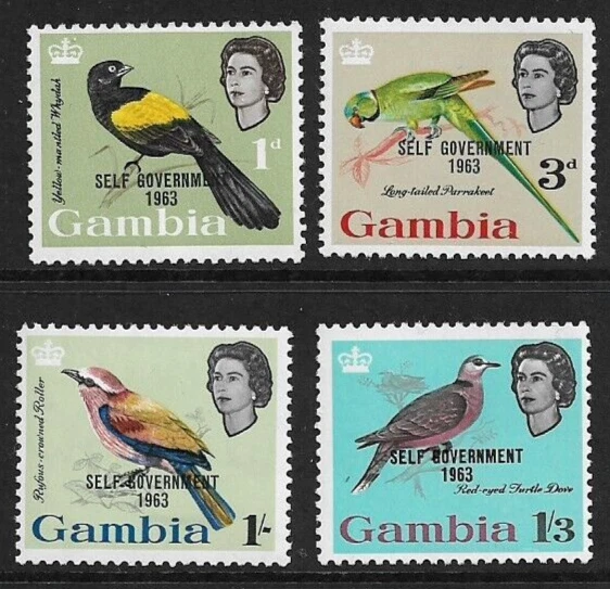 1963 GAMBIA Self Government Set MNH (SG 206-209) - image 1 of 1