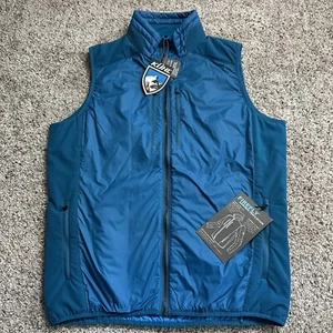 Nuevo con etiquetas Chaleco Kuhl Projekt Firefly Para Hombres Grande Azul Ultraligero Puffer Cremallera Completa Exterior - Imagen 1 de 16