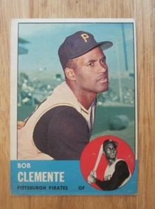 Roberto Clemente 1963 Topps #540 Trading Card MLB Baseball Pittsburgh Pirates - Bild 1 von 10