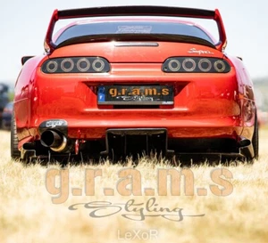 Toyota Supra MKIV Ridox RDX Style Fiberglass Low Level Lip Spoiler Bodykit v9 - Picture 1 of 10