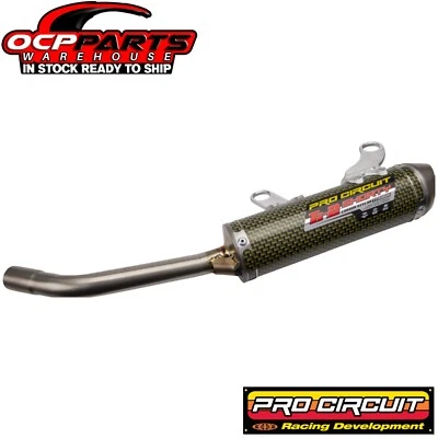 NEW PRO CIRCUIT 2023 - 2024 HUSQVARNA TC125 KTM 125 150 SX SHORTY Ti-2 SILENCER - Image 1 of 3