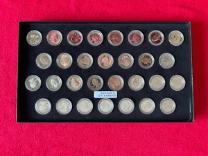 Proof Washington Quarters-"S" Mint-Clad-Complete Set-1968 to 1998-30 Coins DCAM - Picture 1 of 1