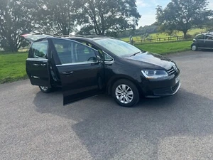 2013 Volkswagen Sharan 2.0 TDI BLACK 104K MILES FULL MOT, 7 SEATS SERVICED - Picture 1 of 24