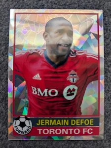 2014 TOPPS CHROME MLS JERMAIN DEFOE 1976-77 TOPPS MINI ATOMIC REFRACTOR#D02/10 - Picture 1 of 2