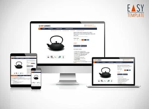 EBAYVORLAGE Template 2025 NEU Responsive Auktionsvorlage BESTSELLER dark - Picture 1 of 6