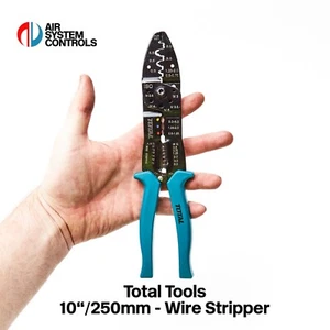 Total Tools - 10“/250mm Wire Stripper Cutter Pliers Electrical - Picture 1 of 9