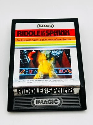 Riddle Of The Sphinx ATARI 2600 Video Game Cartridge Only 1982 Tested See Photos - Image 1 of 2