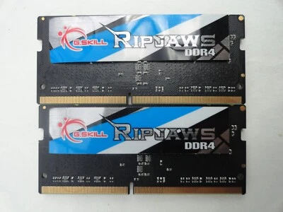 16GB G.Skill Ripjaws (2 x 8GB) PC4-21300 DDR4-2666 Laptop Memory F4-2666C19D-16G - Image 1 of 3