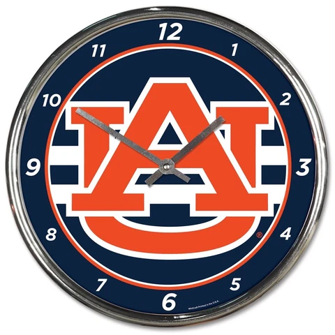 WinCraft Auburn Tigers Chrome Wall Clock Cover