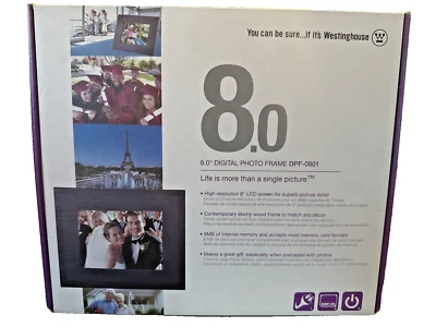 Westinghouse Electric DPF-0801 8 inch Digital Picture Frame - Image 1 of 4