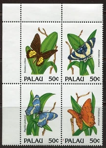 PALAU 1992, BUTTERFLIES, Scott 300, MNH - Picture 1 of 1