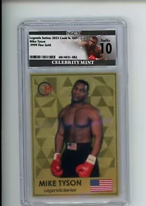 Leyenda acuñada de celebridades Mike Tyson 2023 $5 Islas Cook oro .9999 NGCX 10 PL10 - Imagen 1 de 2