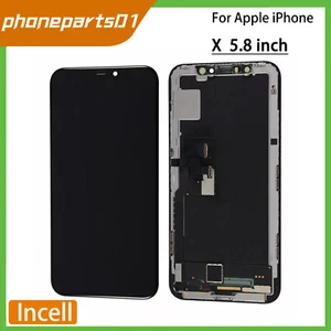 Ricambio gruppo digitalizzatore touch screen display LCD Incell per iPhone X 5,8" - Foto 1 di 8