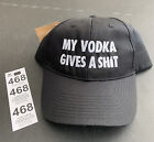 Absolut Vodka hat Black Recycled Embroidered Adjustable Cap My Vodka Gives A Shi