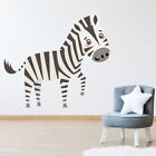 Zebra felice Asilo nido Adesivo Murale WS-50738