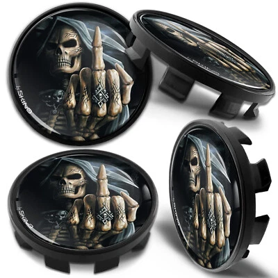 4 tapacubos centrales compatibles con llantas de aleación BMW 68mm Skull CB 25 Foto 1 de 4