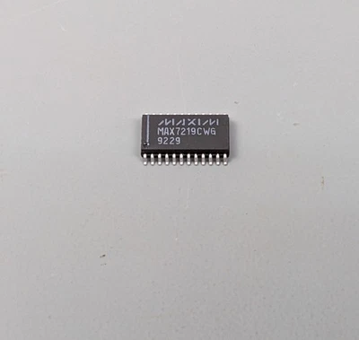 (2)SPI转LED显示屏驱动器IC(7 Seg、条形图等)Maxim MAX7219CWG — 第 1/2 张图片