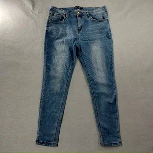 Jeans donna Haitoule slim fit vita alta blu denim taglia 18 - Foto 1 di 6
