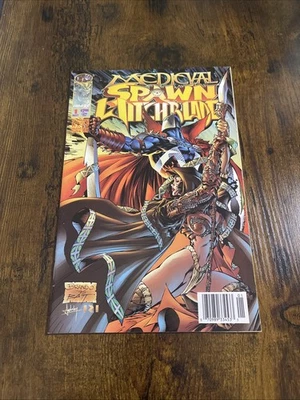 Spawn Witchblade Medieval #1 (7.0 F/VF) Newsstand Variant - Image Comics - Image 1 of 2