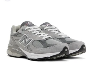 New Balance 990v3 Made in USA Men’s Shoes Size 9 Grey White - Picture 1 of 12