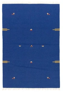 Morgenland Kelim Teppich - 180 x 120 cm - Blau - Bild 1 von 6