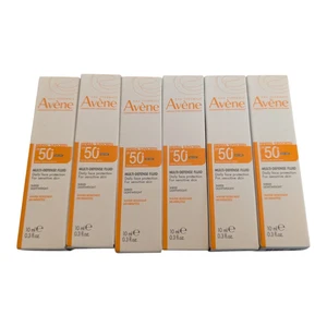 (6) .3 FL. Líquido de defensa múltiple Avene oz protección facial diaria FPS 50 muestra GWP - Imagen 1 de 3