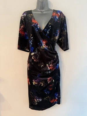 Bnwot Joe Browns Stretchy Velvet Dress SZ 14 - Image 1 of 4