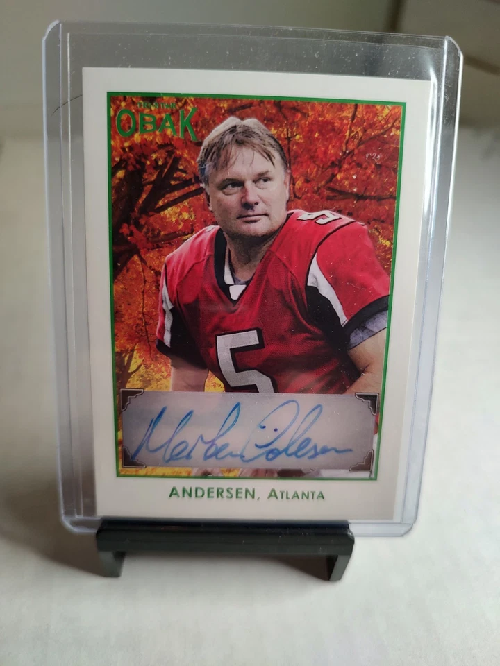 2011 TRI-STAR Obak - Autographs Morten Andersen #A1 Green /25 (AU) - Image 1 of 1
