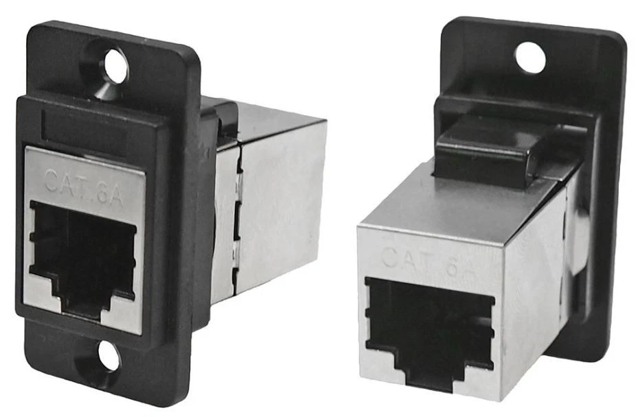 CLIFF ELECTRONIC COMPONENTS - Penyambung Laluan RJ45 Cat6a Berperisai Dual Masu - Image 1 of 1