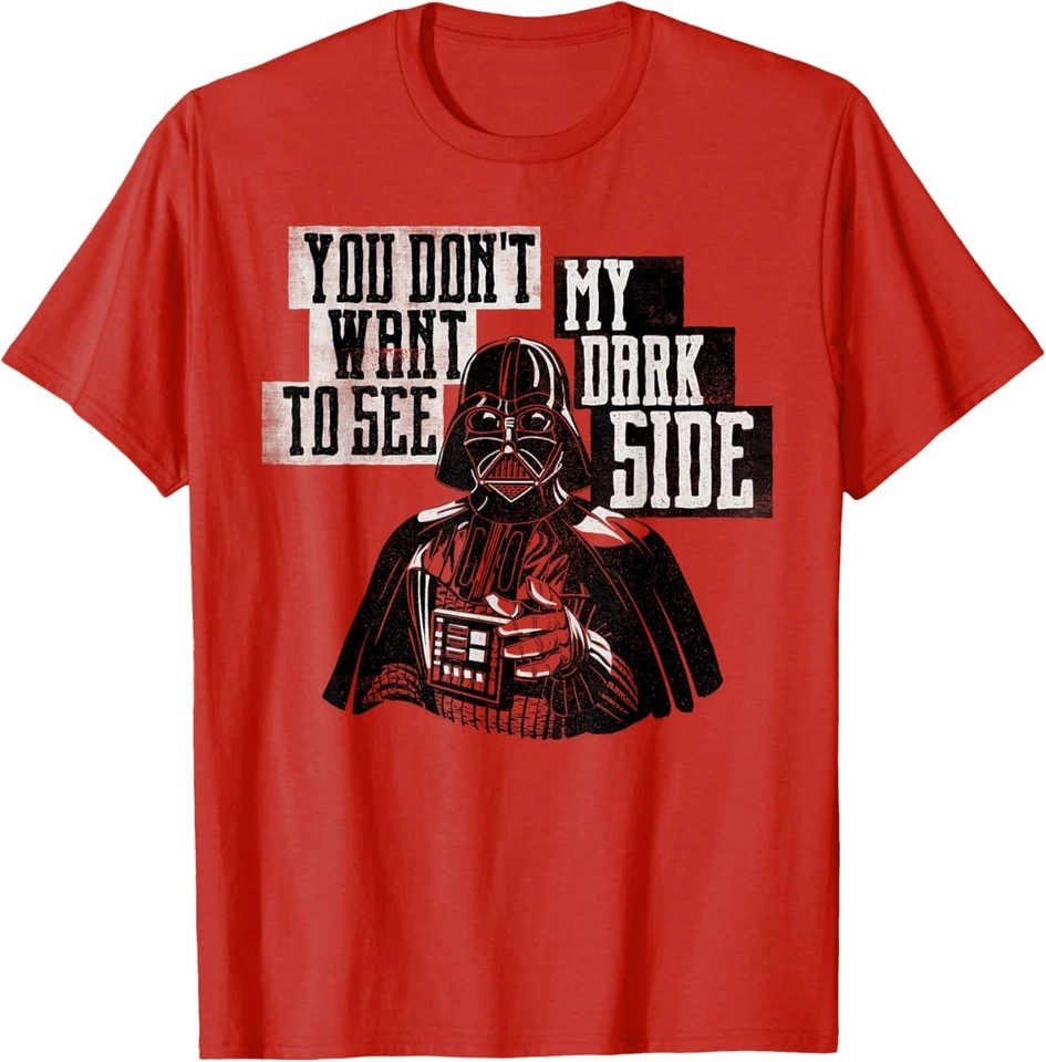 Camiseta divertida Star Wars Darth Vader lado oscuro Foto 1 de 1