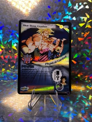 Dragon ball Z Ccg Promo Broly Second coming M8 Blue Bone Crusher - Image 1 of 4
