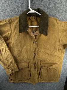 Vintage CC Filson XL Waxed Canvas Jacket Cotton Wool 20006 Game Pouch USA Made Men - Bild 1 von 24