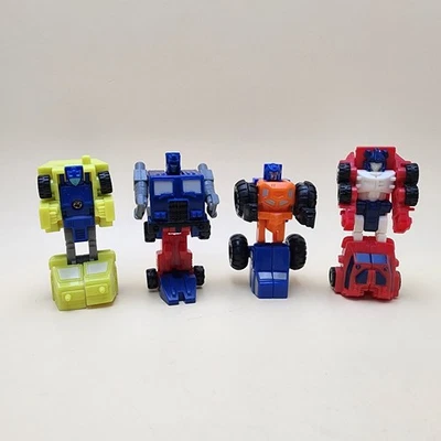 TRANSFORMERS G1 (1989) Lot OVERLOAD WHEEL BLAZE RED HOT MUDSLINGER Micromaster - Image 1 of 4