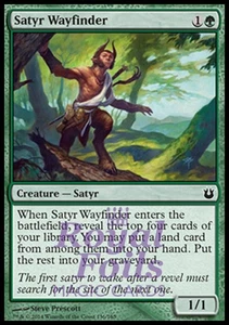 Satyr Wayfinder 1x FOIL BNG MTG Born of the Gods Common MINT green - Picture 1 of 1