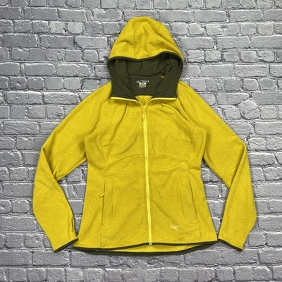 Куртка женская флисовая Arcteryx размер M желтая Polartec на молнии для активного отдыха походов лыж - Изображение 1 из 4