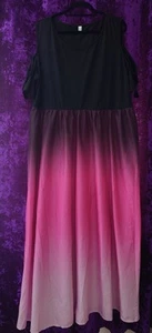 Cold Shoulder Ombre Maxi Dress Size 6XL (UK 24 approx) by Shein - Picture 1 of 4