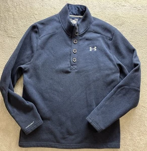 Under Armour Maglione Uomo Storm Specialist Doppio Strato Foderato in Pile Blu XL - Foto 1 di 7