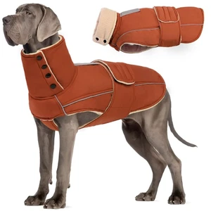 Dog Coat & Winter Jacket, Warm Dog Coat for Large Dogs with Reflective, Turtl... - Bild 1 von 8