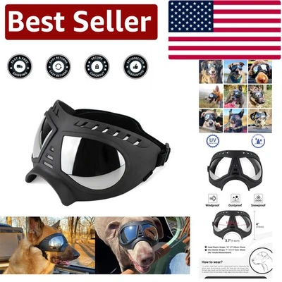 Durable Large Dog Sunglasses with UV Resistance - Perfect for Active Adventures - Image 1 of 4