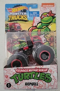 Neu Hot Wheels Monster Trucks TMNT Teenage Mutant Ninja Turtles Raphael - Bild 1 von 6