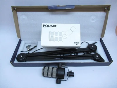 RØDE PODMIC Dynamic Podcasting Microphone With Broadcast Arm GP3123737 - Image 1 of 4