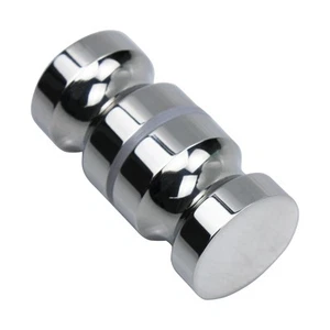 Double-Sided Shower Glass Door Knob, Bathroom Back-to-Back Door Knob, Stainle... - Picture 1 of 7