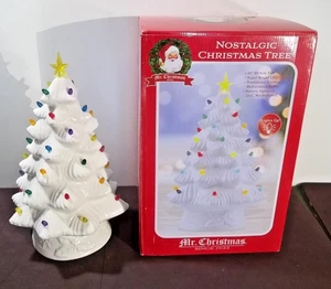 Mr Christmas Nostalgic Ceramic Light Up Tree 16” Tested - Picture 1 of 4