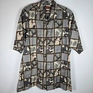 Camisa Tori Richard Honolulu Abotonada Para Hombre Grande Estampado Hawaiano Campamento Tropical - Imagen 1 de 6