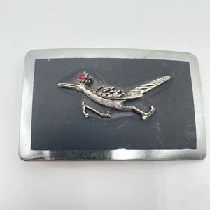 VTG 70s ROAD RUNNER Belt Buckle Gem Eye - Picture 1 of 8