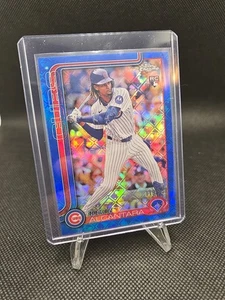 2025 Topps Chrome Logofractor Kevin Alcantara RC Blue Refractor /150 CHI CUBS - Picture 1 of 3