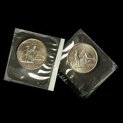 2005 P+D California State "Satin" Quarters ~ Statehood Washington Quarter Dollar - Image 1 of 4
