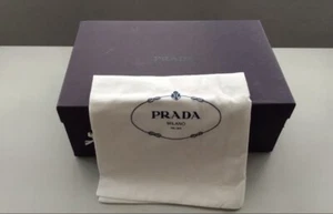 Prada Milano Zapatos Genuinos Tacones Caja Solo 32cm x 21cm - Imagen 1 de 3