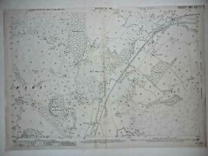 Old Antique Ordnance Map 1912 Denbighshire IX.6 Bodfari, Sodom and The Warren ..